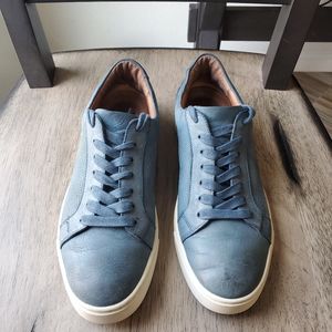 Men's Frye Leather Lace-up Sneakers Blue Size 9M